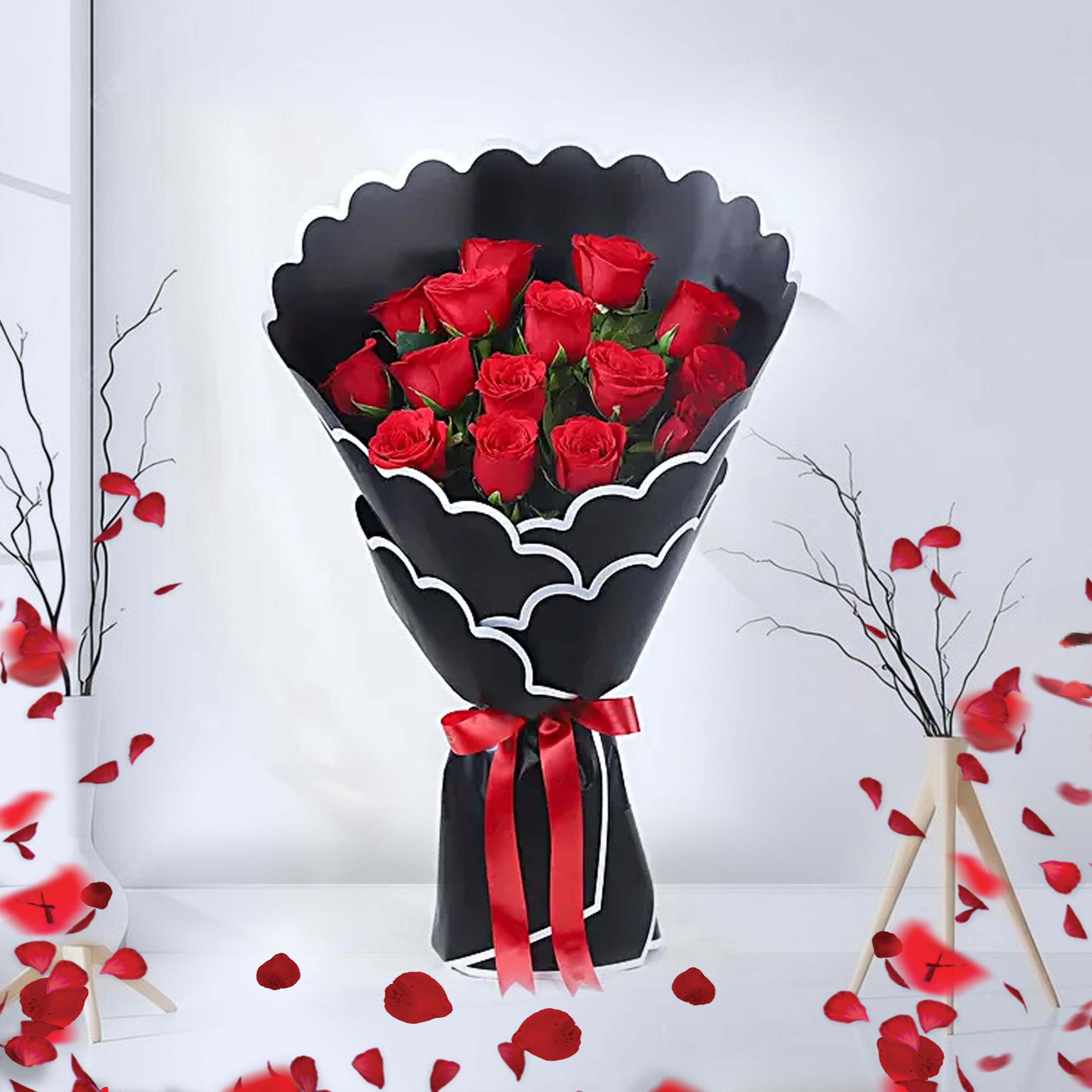 Eternal Devotion - 15 Premium Red Roses
