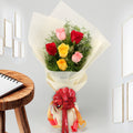 Vibrant Mixed Roses Bouquet