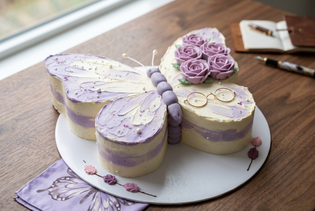 Butterfly Theme Cake - Butterscotch 2kg