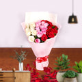 Triple Harmony - 24 Roses (8 Red, 8 Pink, 8 White)
