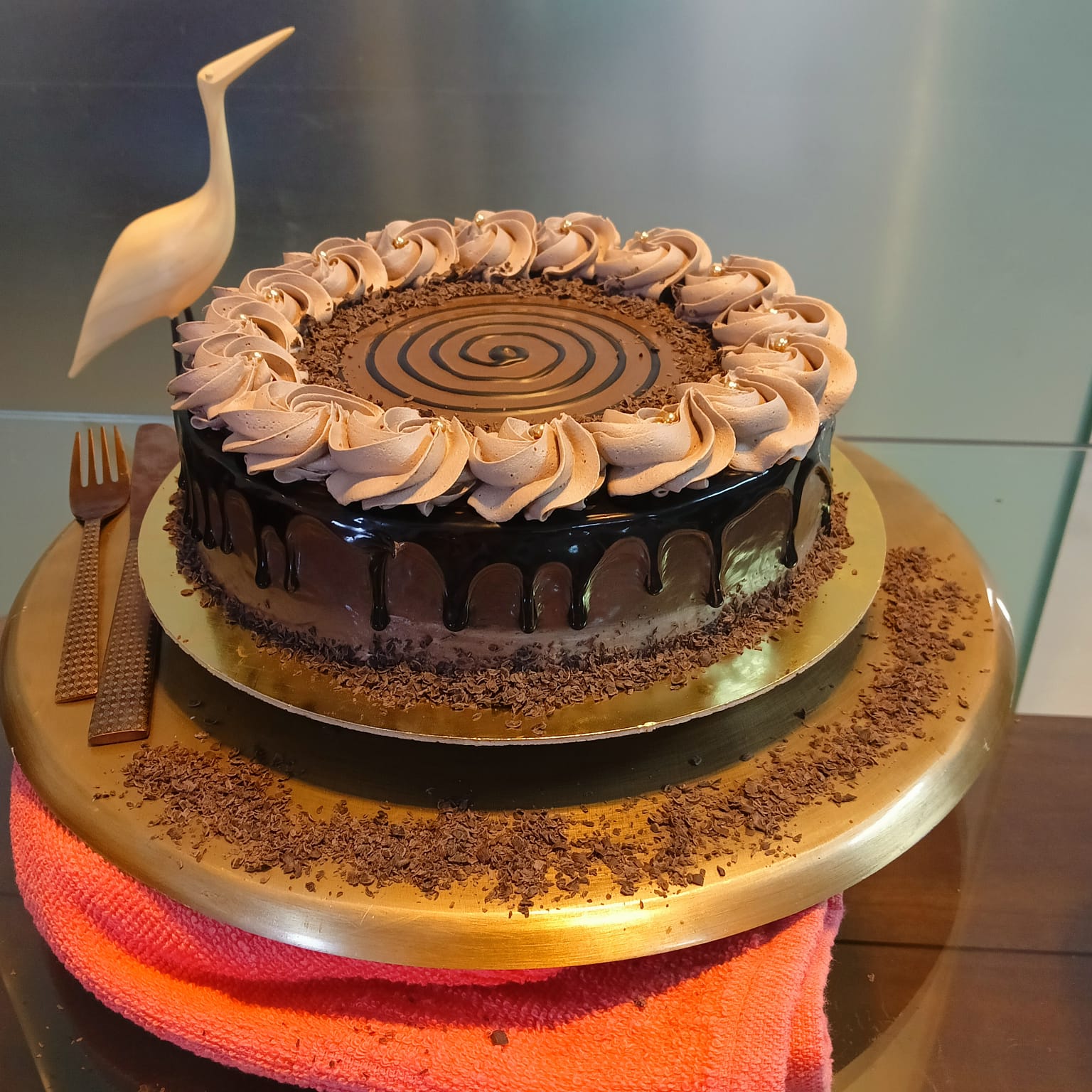Irresistible Chocolate Drop Cake