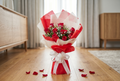 Pure Love – 10 Red Roses Bouquet