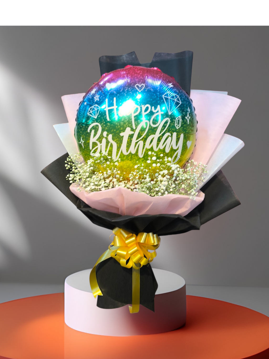 Happy Birthday Foil Balloon Bouquet