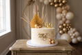 Golden Milestone – 50th Birthday Celebration Cake