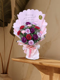 Colorful Charm - 15 Mixed Carnations