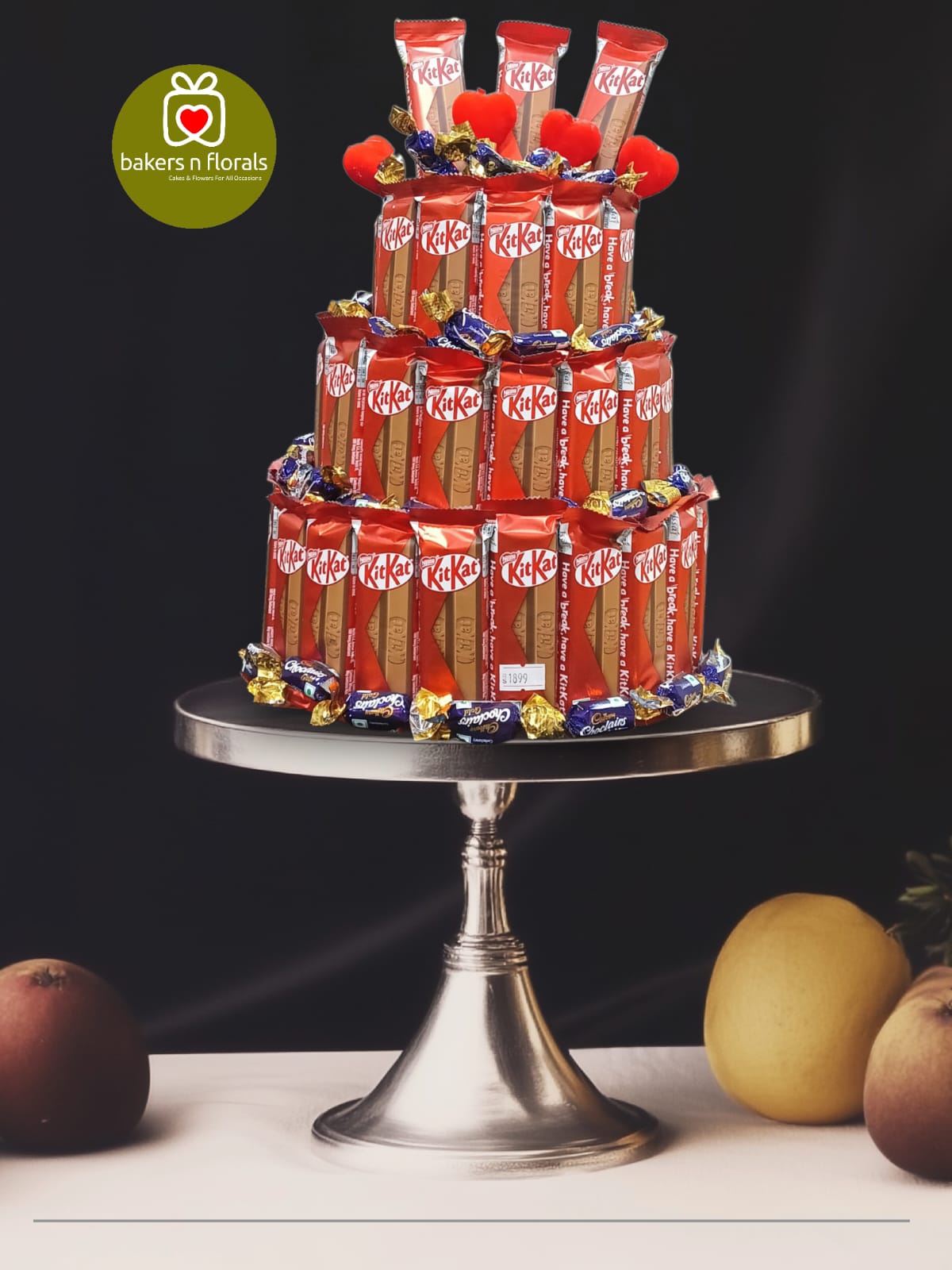 3-Step KitKat Chocolates Arrangement