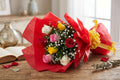 Colorful Life 8 Mixed Roses Bouquet