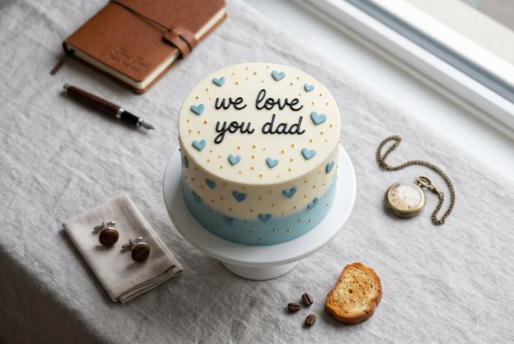 We Love You Dad Chocolate Cake
