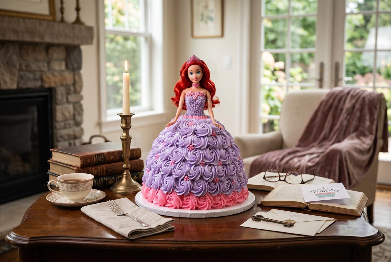 Barbie Princess Vanilla Cake 2kg