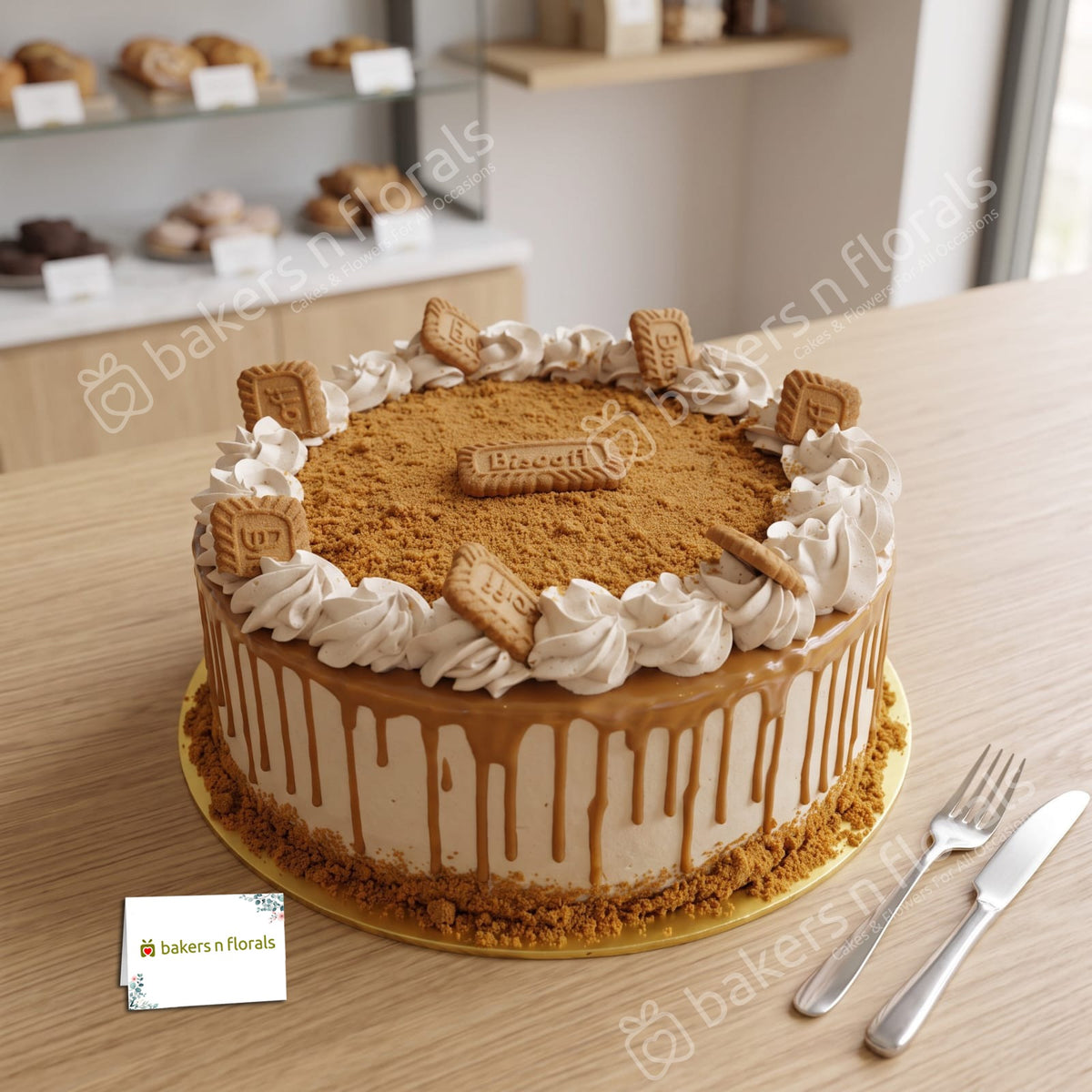 Premium Biscoff Cake
