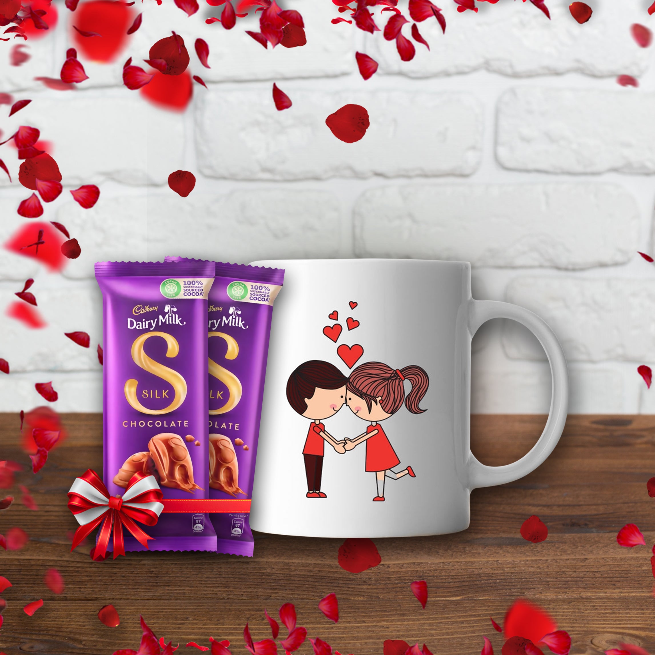 Morning Delight - Customized Mug with Silk Chocolates