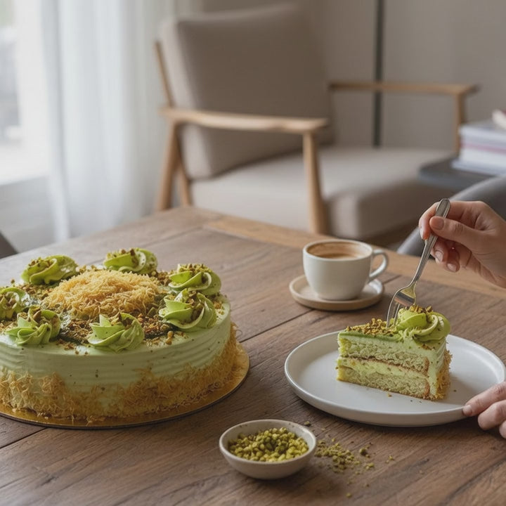 Heavenly Rich Kunafa Cake