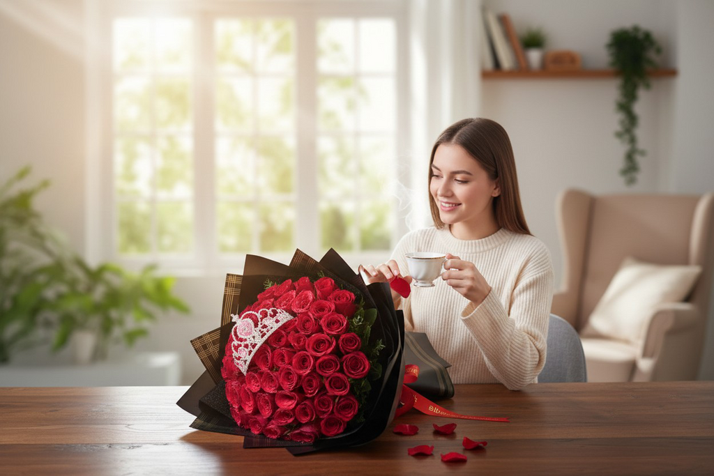 Royal Crown Premium Red Rose Bouquet