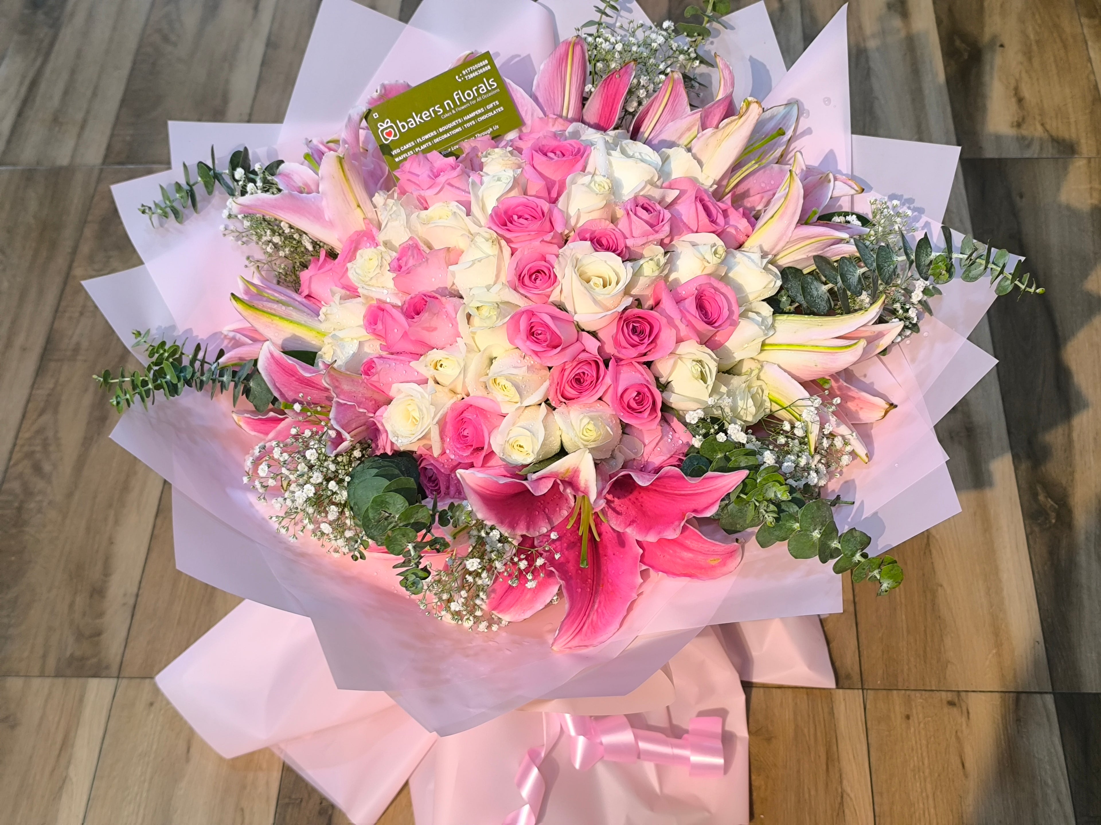 Blush & Bloom Premium Bouquet