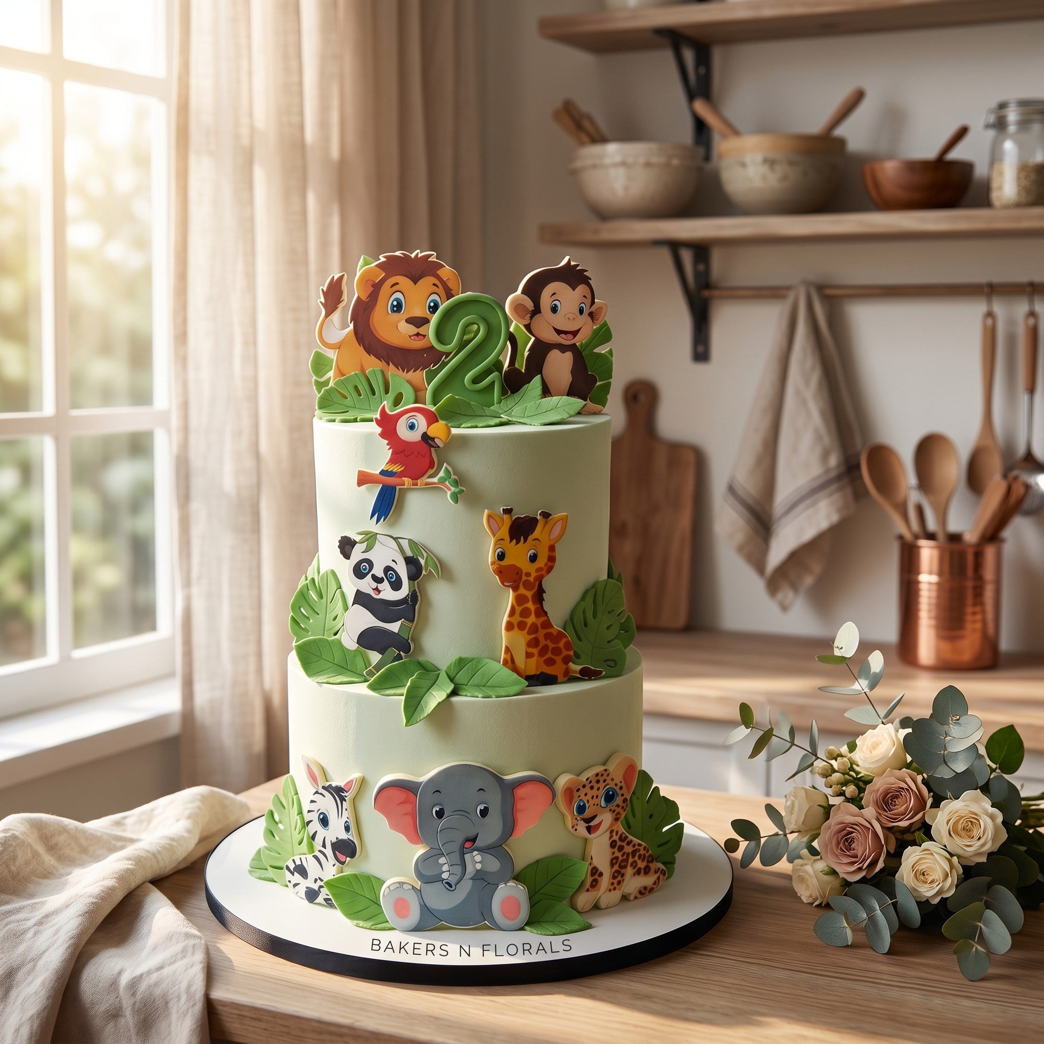 Jungle Theme Cake