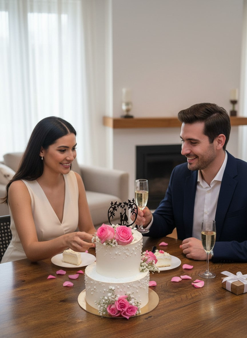 Love in Every Layer – Engagement Cake