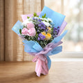 Pastel Harmony Rose & Daisy Bouquet