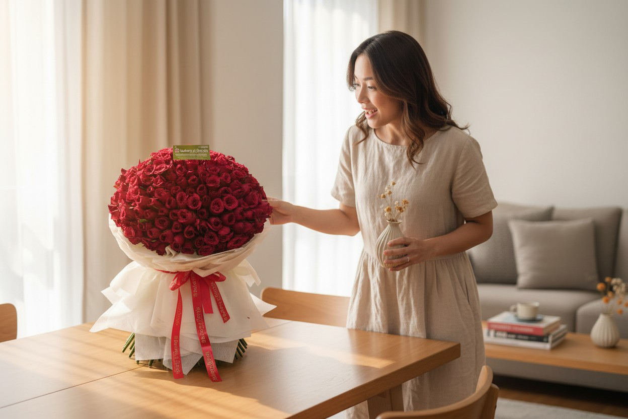 Opulent 200 Premium Red Roses Bouquet