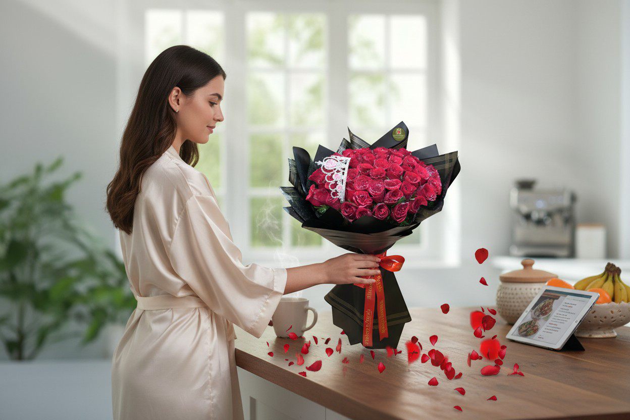 Royal Crown Premium Red Rose Bouquet