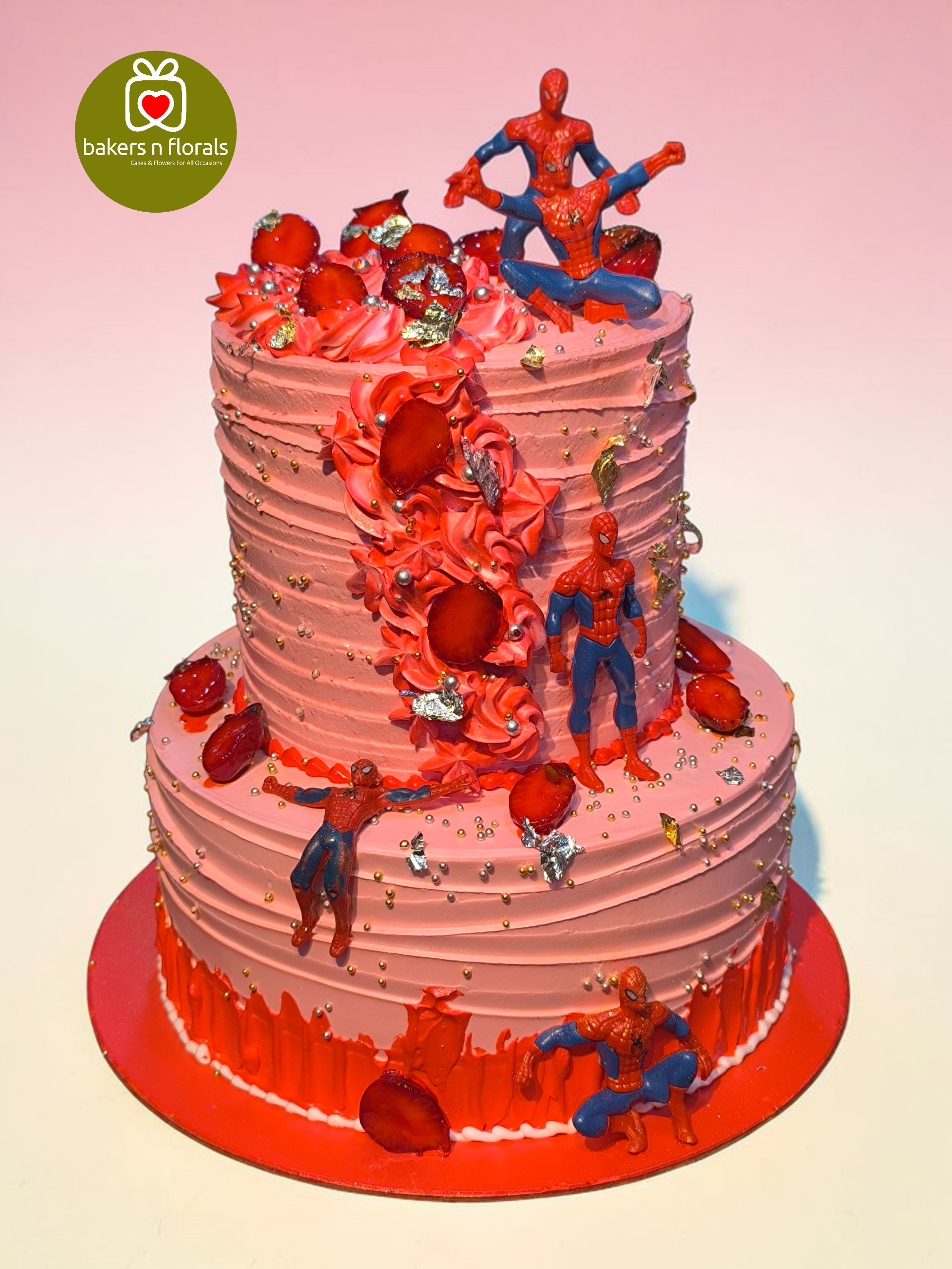 Spiderman Theme Cakes