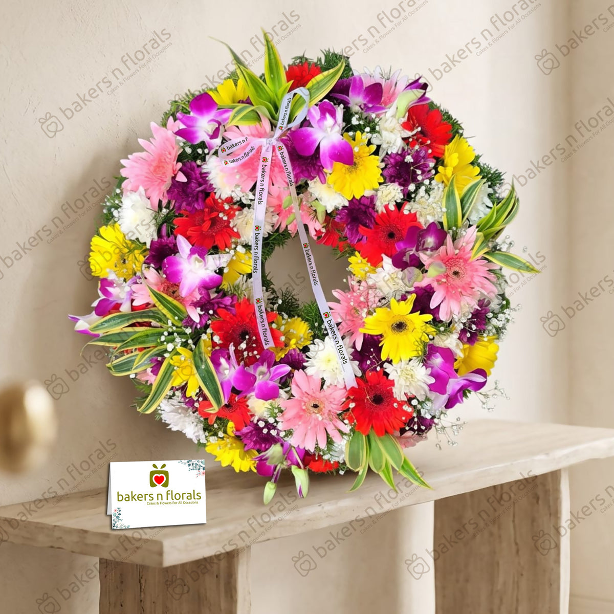 Garden Grace Floral Wreath