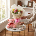 Roses & Teddy Love Combo