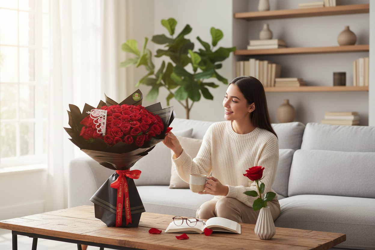 Royal Crown Premium Red Rose Bouquet